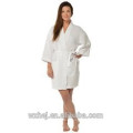 International women's waffle kimono bathrobe